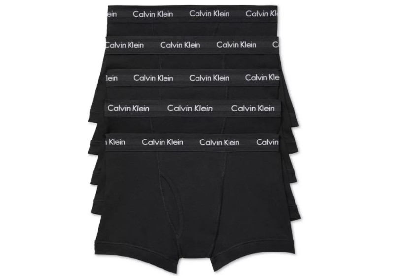 Calvin Klein Men's 5 pieces trunks - Black